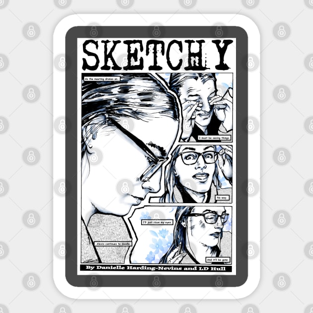 Sketchy #3 Sticker by LDH Illustrations